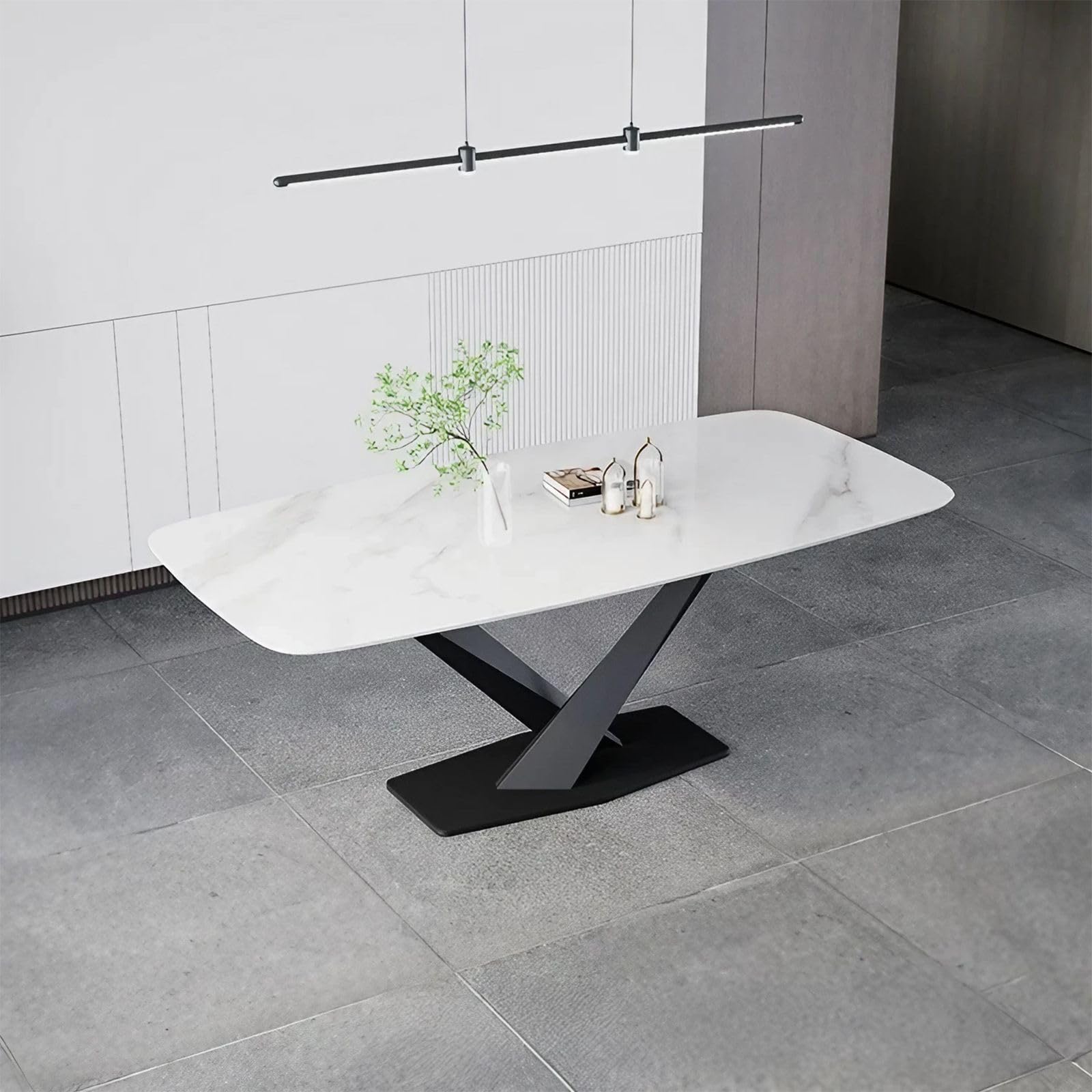 Amazon｜MUTUKI テーブル セラミック天板 ダイニングテーブル 大理石柄